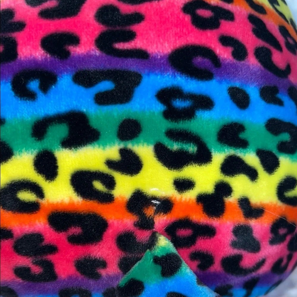 Ty Dotty Multicolor Squish a Boo Leopard Plush 8 Inch Stuffed Animal